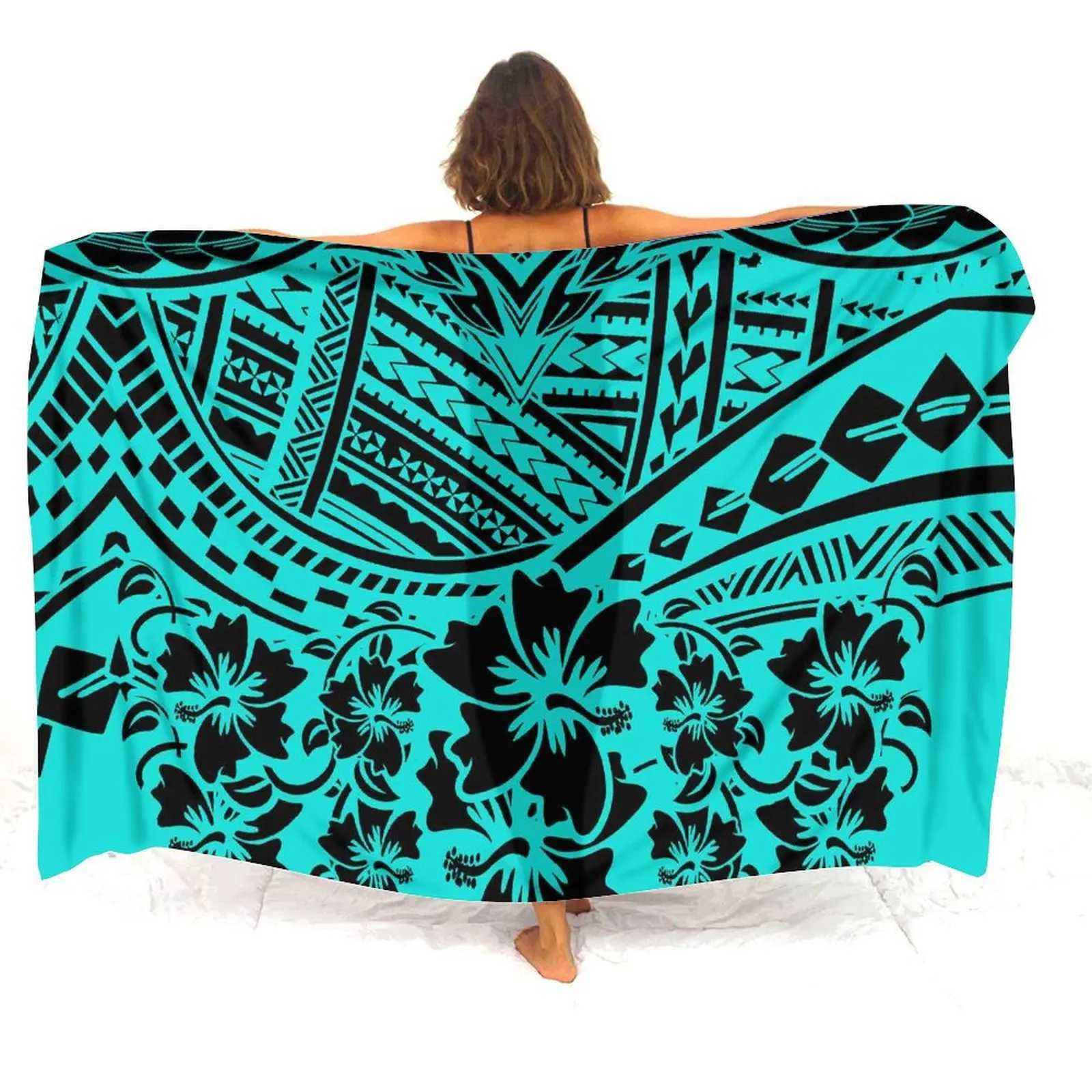 Customized beach jacket for women soft and comfortable summer cool sarong beach Polynesian party sexy jacket customization W250120
