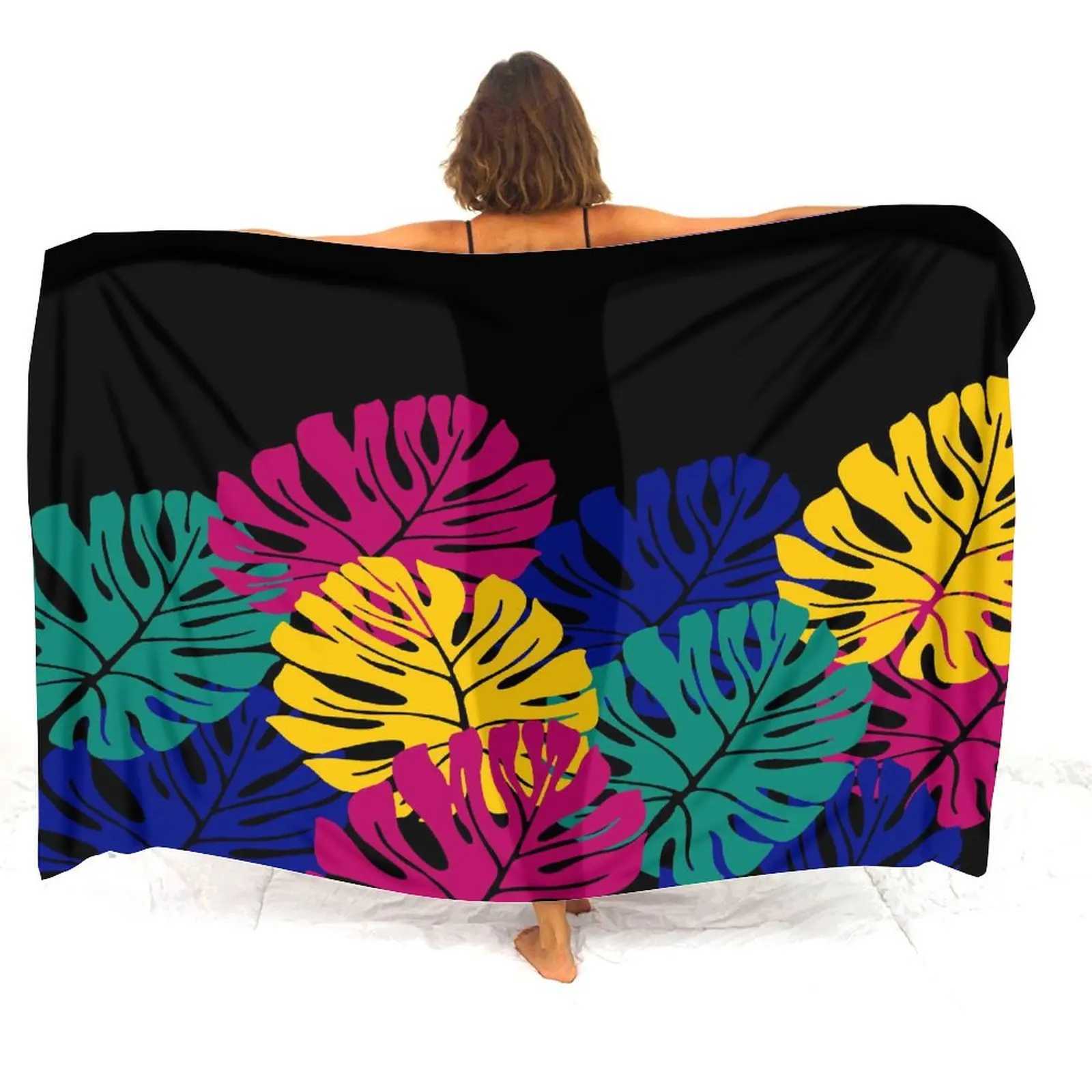 Haiian Beach Vacation Ladies Sarong Comfortable Shl Temperament Elegant Polynesian Beach Sarong Coat Party Sarong W250120