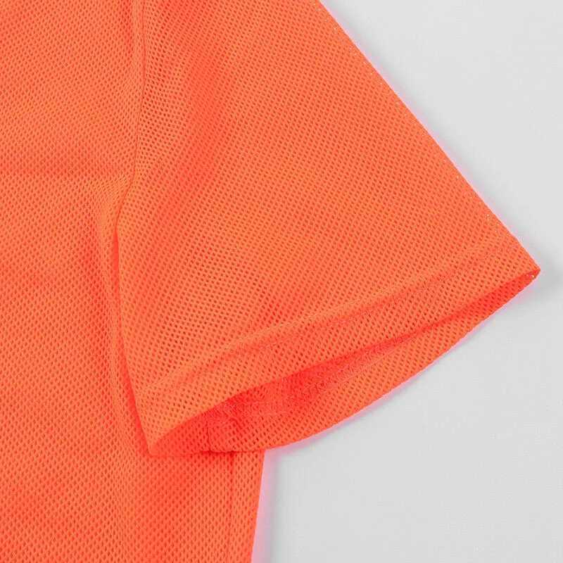 Summer Women Shirt Dress Casual Mesh Perspective Loose Mini Sundress Short Sve Beachwear Sun Protection Long Top Femme BlusasXJ250115