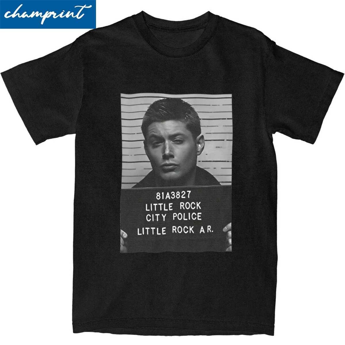 Casual Supernatural Dean Winchester T-Shirt For Men Women Cotton Short Sleeve Crewneck Top Tee X250203