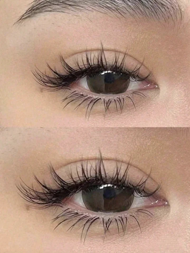 GROINNEYA Cat Eye Lashes Faux Mink Eyelashes Fake Lashes Natural Look Wispy Winged End Eye Elongated Eyelashes 250110