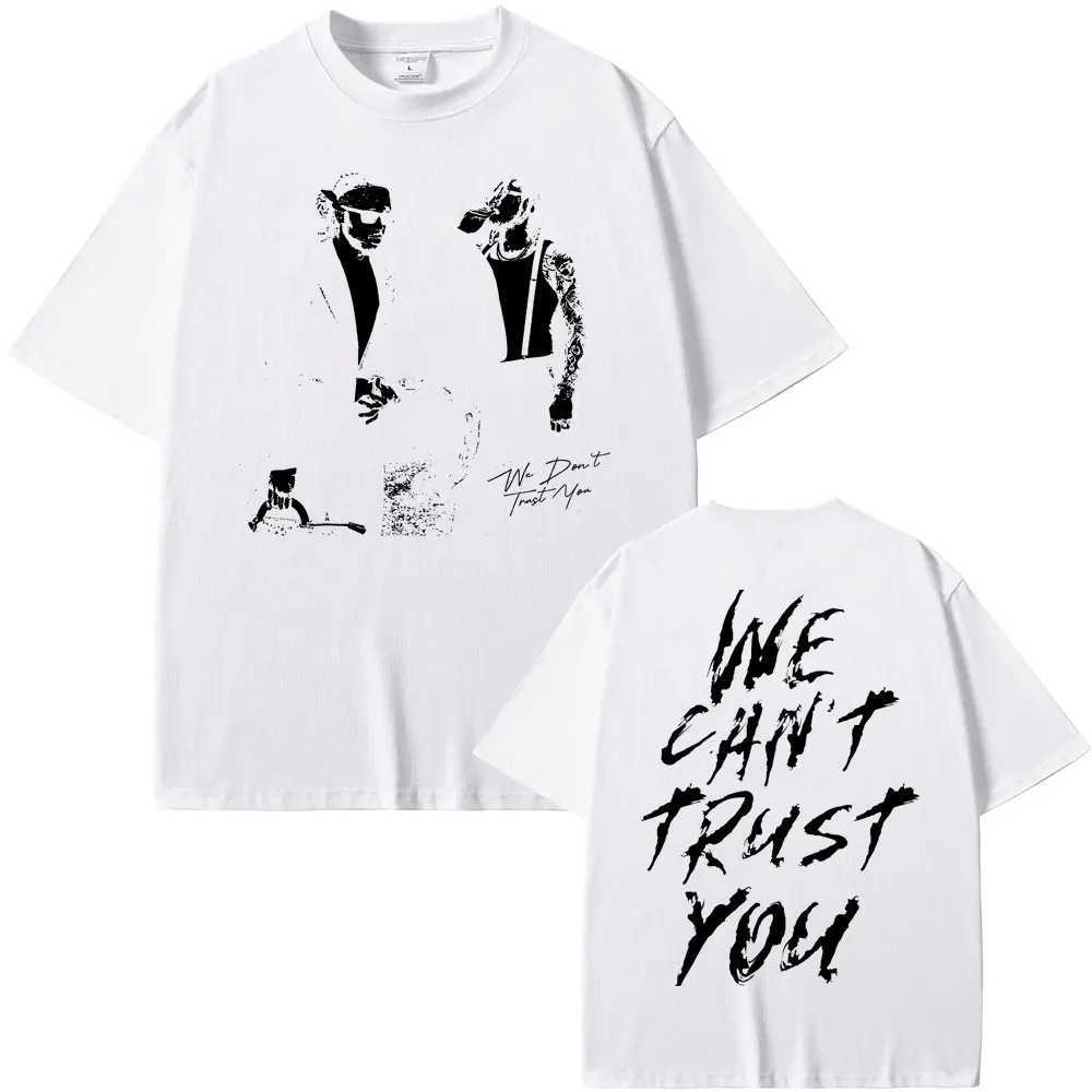 Rapper Future Metro Boomin 2024 New Hip Hop Album We Dont Trust You Graphic T-shirt Men Women Casual O-collar Oversized Tees X250329