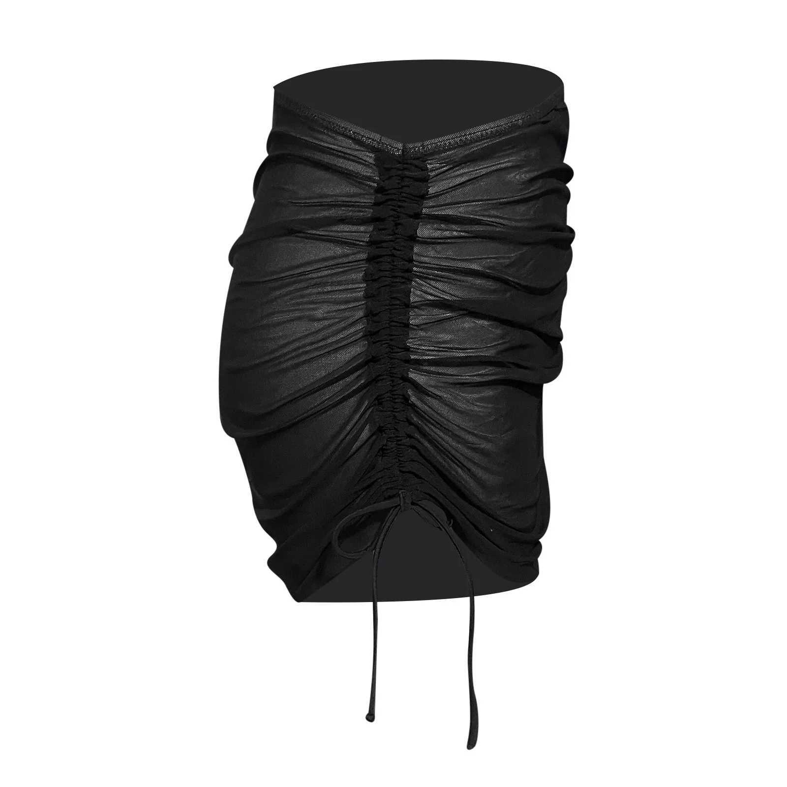 Women Knot Waist Skirt Cover Up Skirt Coverups Beach Bikini Mini Skirt Shiny Wrs Cover Ups For Swimwear Womens Swimwear W250120