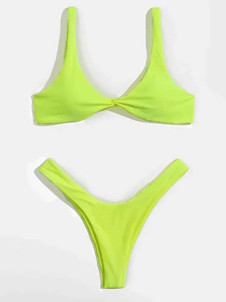 Sexy Print High Waist Bikini 2 Piece Set Women Spaghetti Strap Split Swimsuit Beach Bikinis 2025 New Summer Swimwear Bikinis SetXJ250120