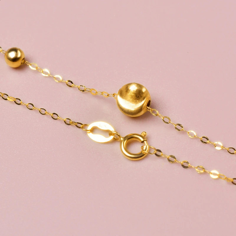 XF800 Fine Jewelry Real 18K Gold Bracelet cat eyeball Au750 wedding Box Trendy Gift For Women 250121
