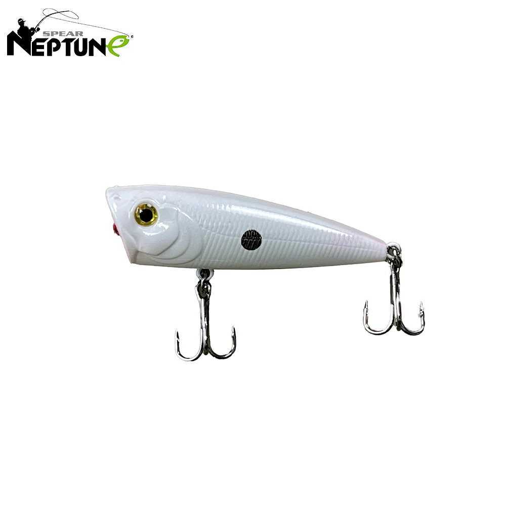 New Fishing Lures Topwater Popper Bait 6cm 5.8g Hard Bait Trout Bass Artificial Wobblers Plastic Lure Fishing Tackle with HooksXJ250122