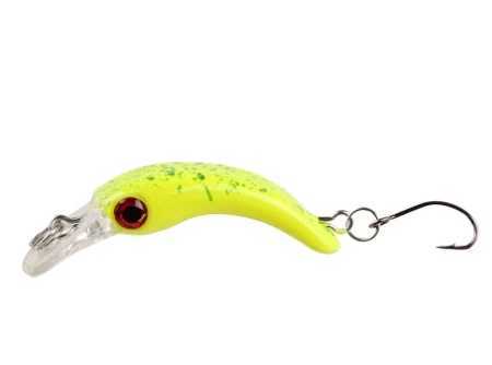 1pcs Fishing Lure 3.7cm/1.7g Mini Artificial Hard Bait Sharp Hook Plastic Bait Hard 5-color Trout Pike Bass Tackle SwimbaitXJ250122