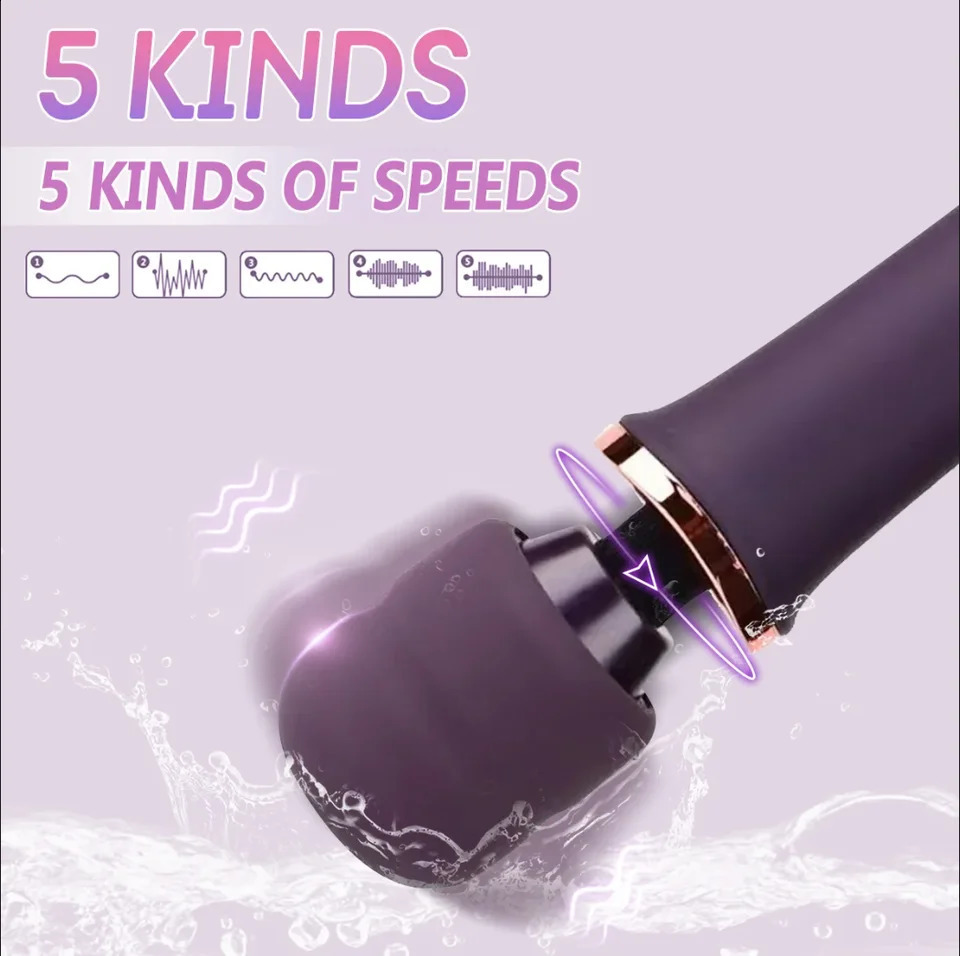 Hannibal Huge Magic Handheld Massager Wand Clitoris Stimulation for Women Big Size AV Stick 10 Speed Vibrator Foreplay Adult Toy 250121