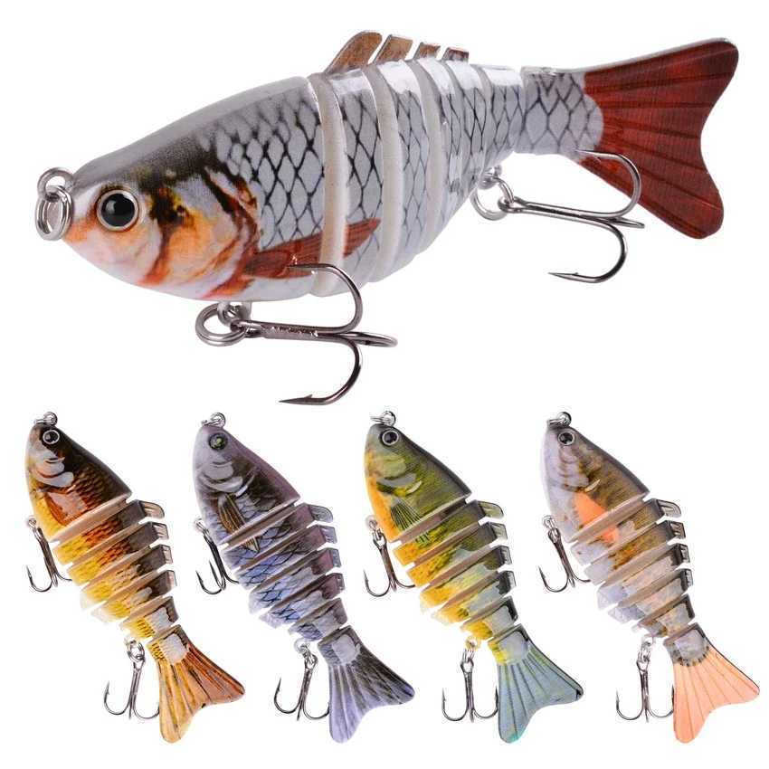 1 PCS Wobblers Fishing Lures Artificial Multi Jointed Sections Artificial Hard Bait Trolling Pike Carp Fishing ToolsXJ250122