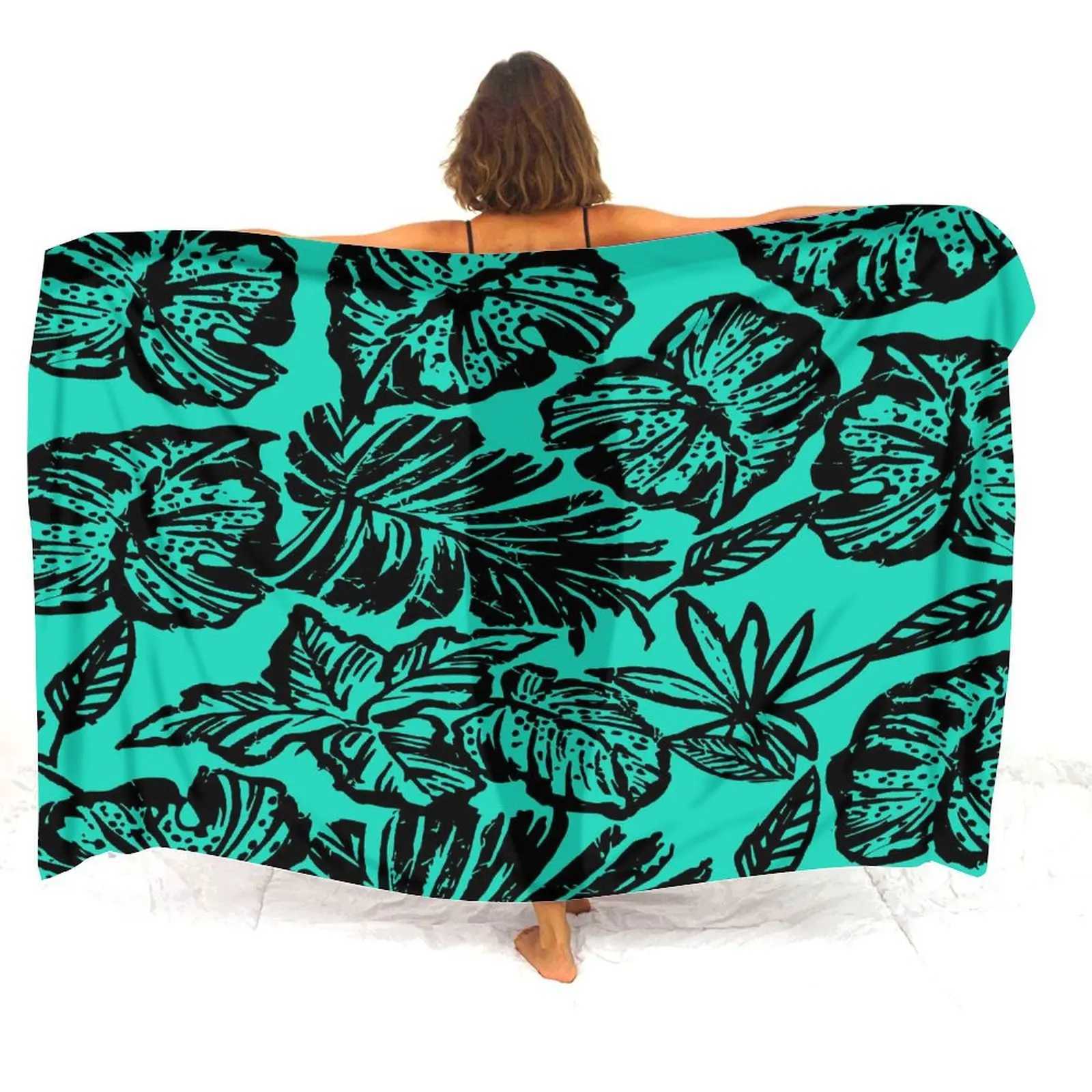 Polynesian Womens Sarong Samoan Womens Pool Party Shl Sun Protection Windbreak Coat Temperament Island Sarong W250120