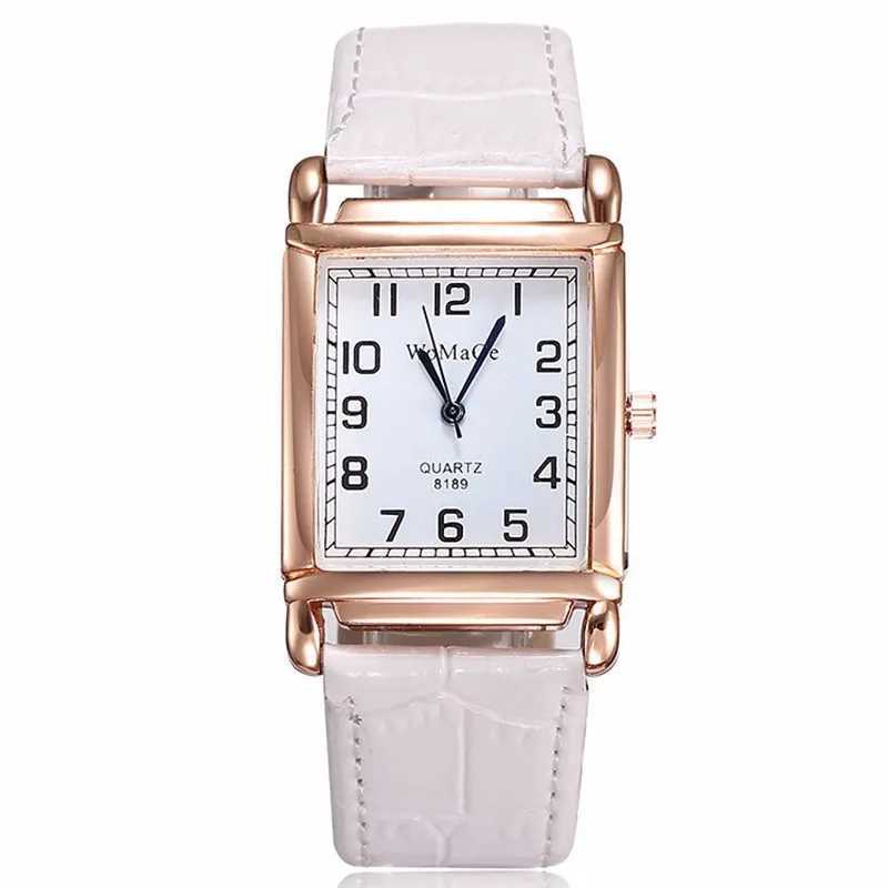 Luxury Rectangle Red Leather Watch Wen Fashion Quartz Wrist Watches Top Brand Casual Dress Ladies Watch Clock Womens Watch 2023 X250203