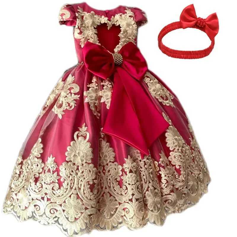 Baby Girl Dress 1 Year Birthday 3 6 9 12 18 24 Months Preschool Girl Dress Lace Christmas Dress Princess Baby Party Dress X250203