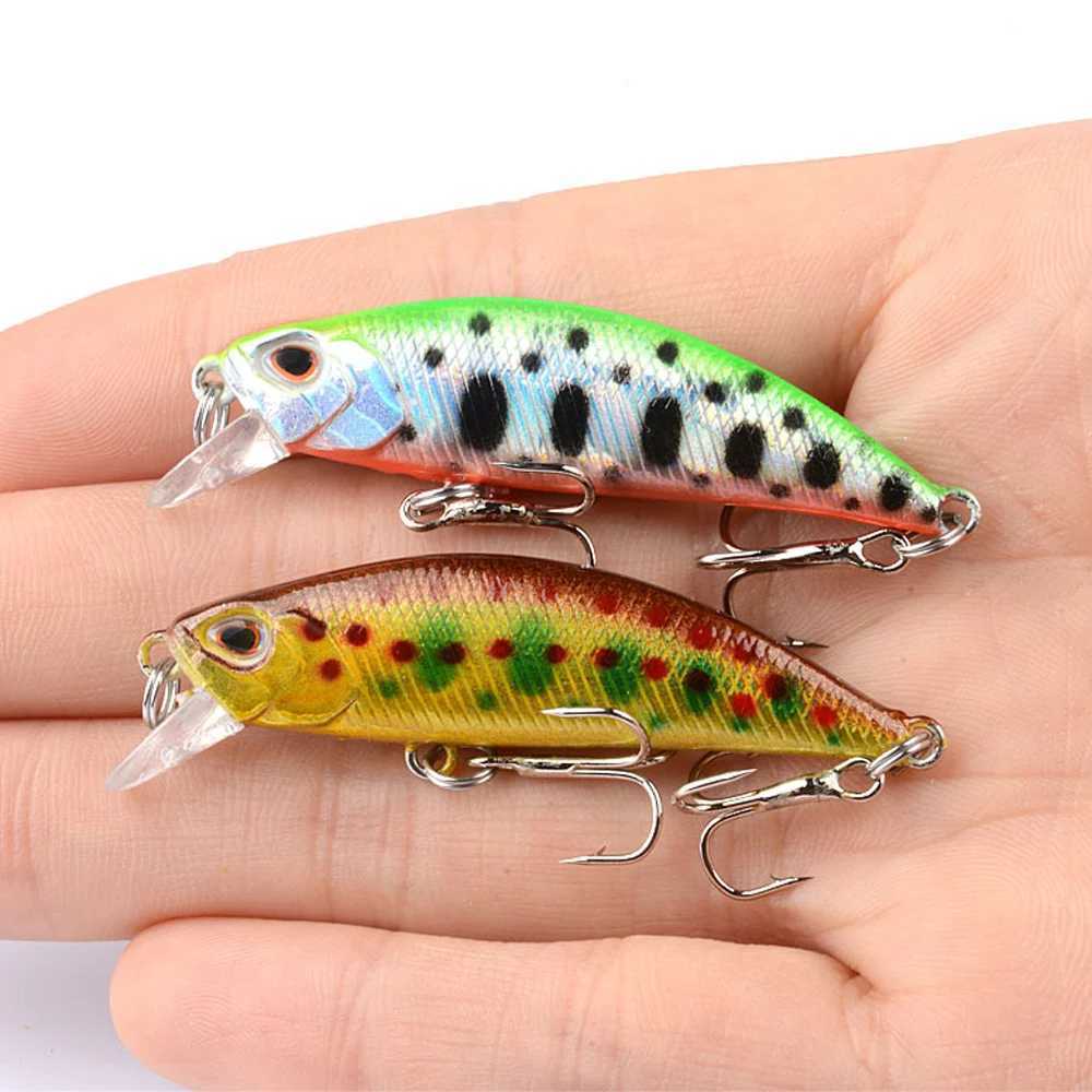 1pcs 5.5cm 5g Sinking Minnow Wobblers Fishing Lures Trout Artificial Plastic Hard Bait Jerkbait Crankbait Bass Fishing TackleXJ250122