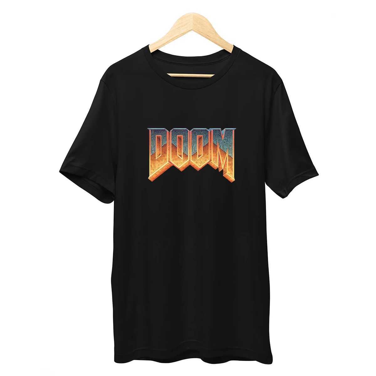Doom T-shirts Casual Mens Clothes Short Sleeve Tees Summer Streetwear X250203