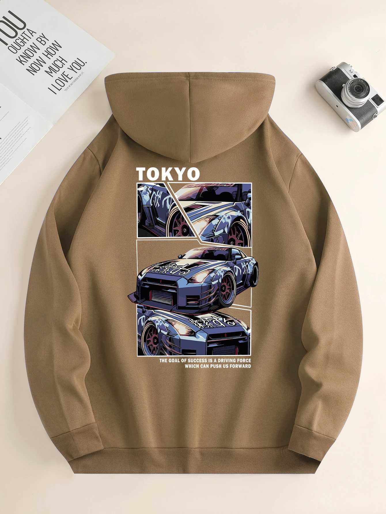 Mens new fashionable round neck sweater casual and daily comfortable round neck sweatshirt car print mens jacketXJ2500118