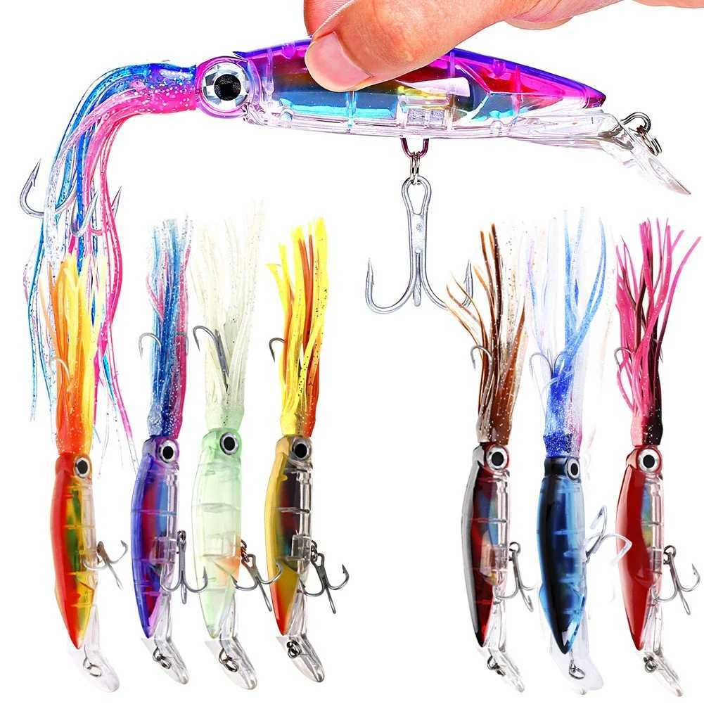 Sougayilang Fishing Lure Artificial Bait Hard Plastic Octopus Fake Bait Fishing Lures Baits Lures Fishing Tackle PescaXJ250122