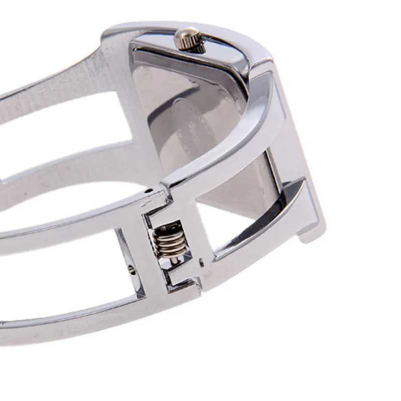 Square Steel Watch for Wen Luxury Fashion Silver Casual Wen Bracelet Watch Quartz Watch Crystal Bracelet Watch X250203