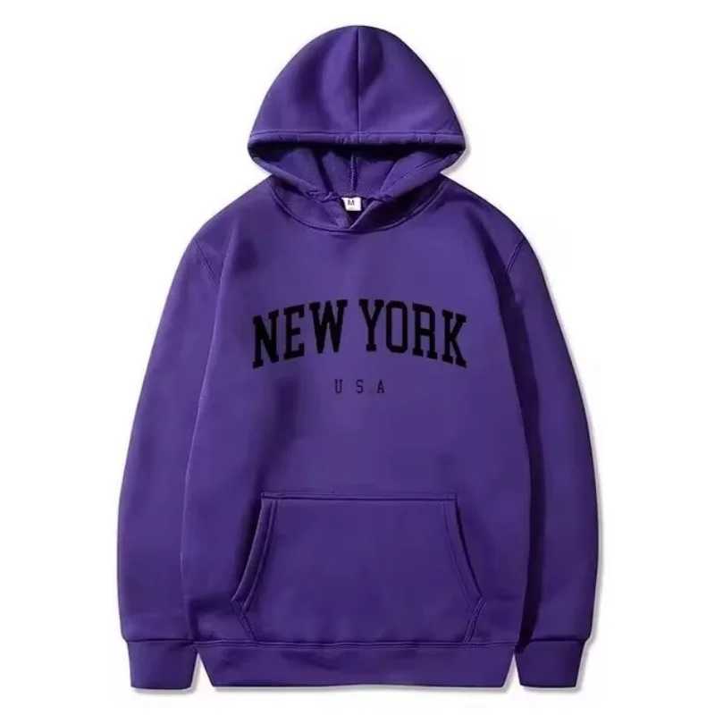 New men womens New York American City Hoodie fashion letter printed graphic sweatshirt loose casual Harajuku hoodie sportswearXJ2500118