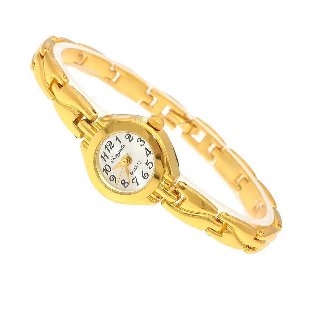 Cute Wen Bracelet Watch Women Golden Small Dial Quartz Watch Hot Popar Wristwatch Hour Five Ladies Elegant Watches Mini X250203