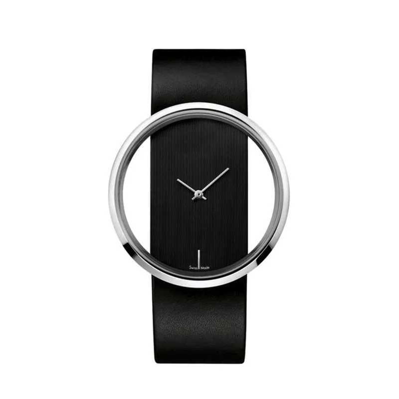 Classic Wen Watches Fashion Casual Hollow Transparent Watch Leather Strap Quartz Watch Cheap Pr Dropsing Womens Watch X250203