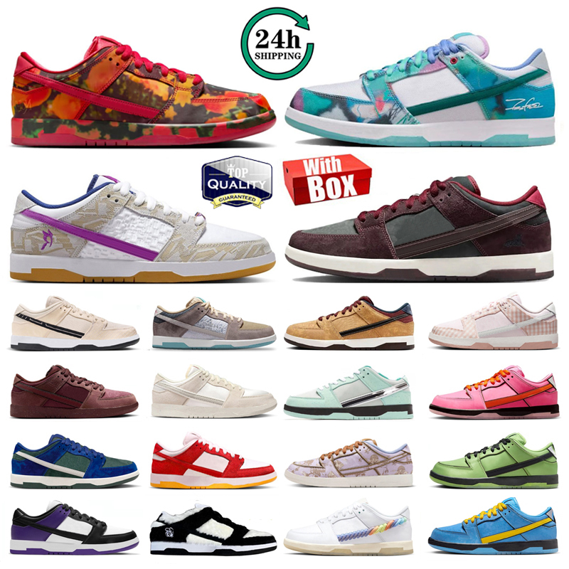 With Box Designer Low Casual Shoes White Black Grey Pink Green Red Blue Brown Purple yellow Orange Men Women trainers Sports Sneakers