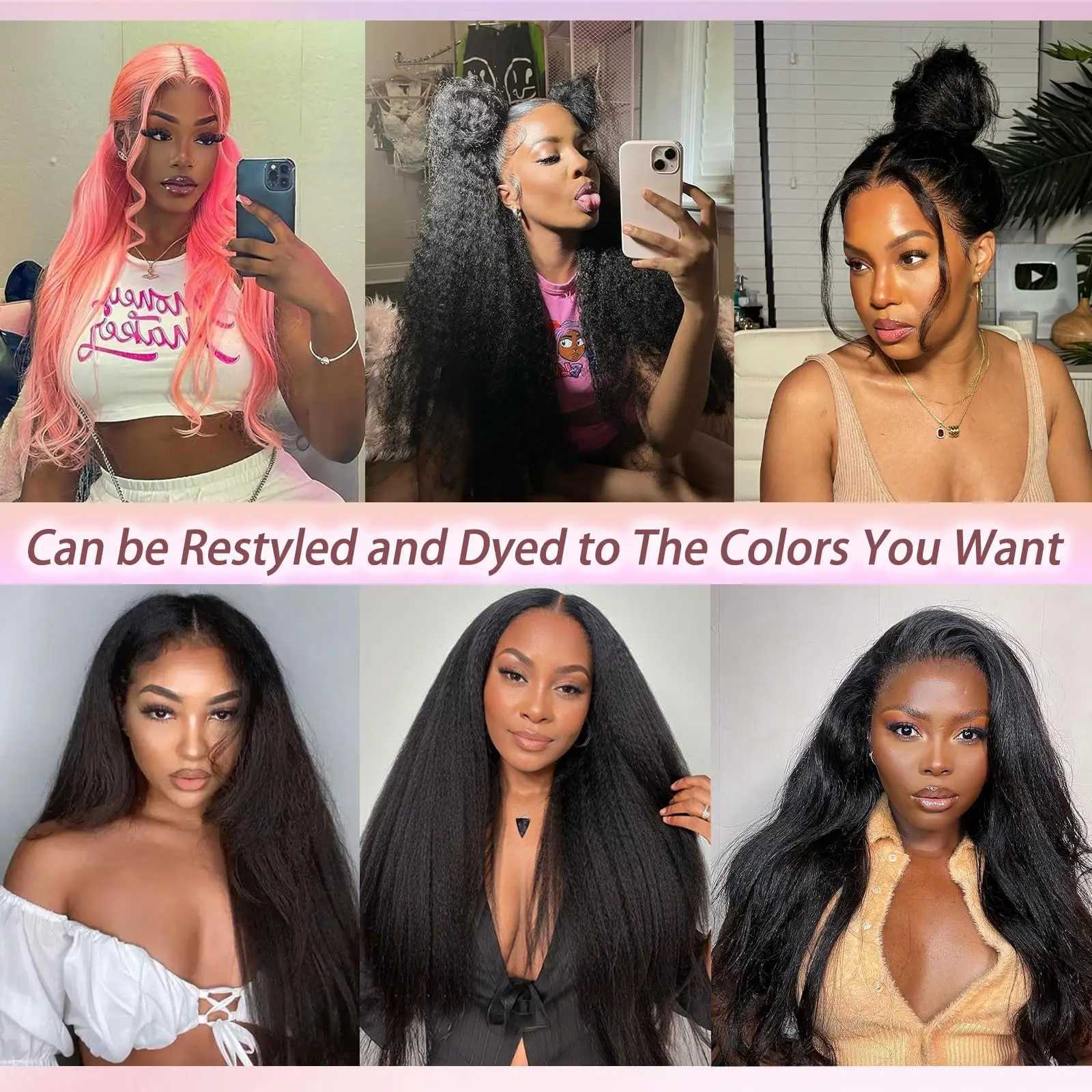 Yaki 360 Lace Clo 10 - 22 Inch Remy Hair Full Lace Frontal Clo Brazilian Silky Kinky Straight 134 Lace Frontal CloXJ250120