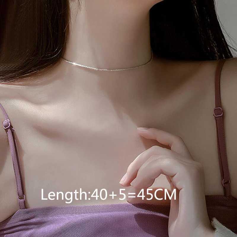 100% 925 Sterling Silver Snake Chain Pearls Anklets For Women Fashion Silver 925 Jewelry Wholesale DA387XJ250121