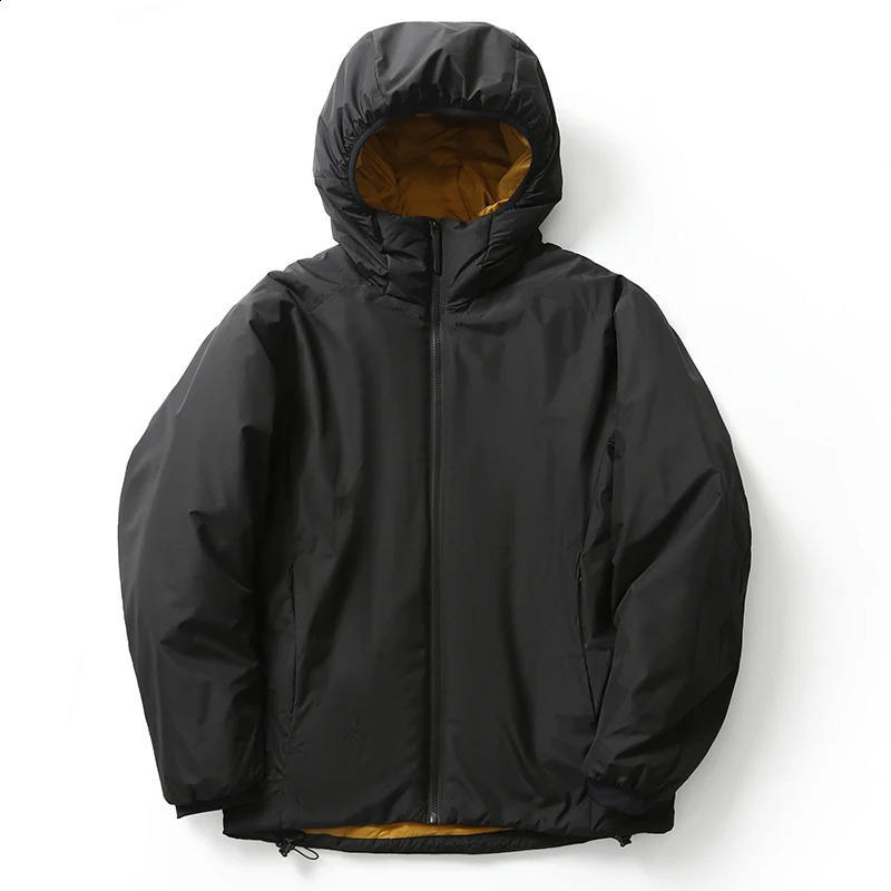 Top mens plus size hooded jacket winter outdoor Harajuku waterproof windproof tactical hiking skiing Safari work 250122