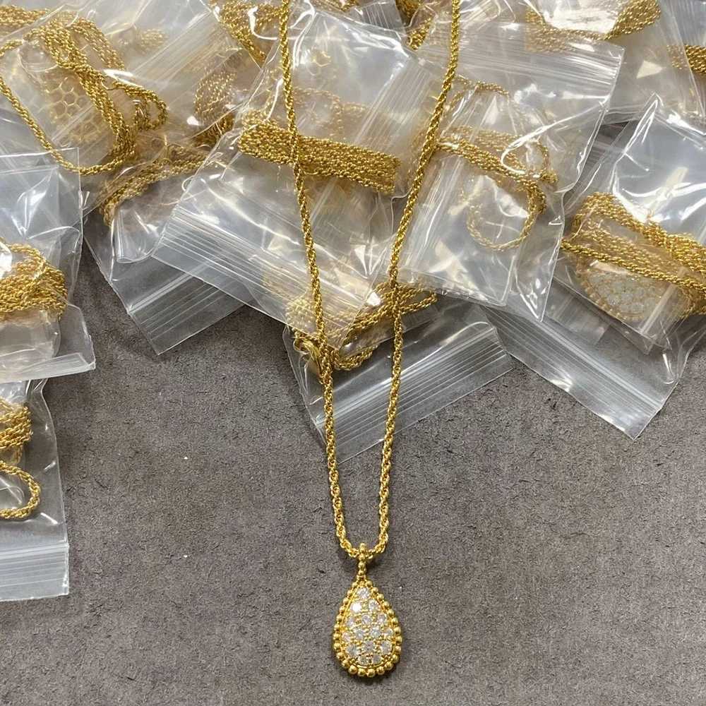 Hot Designer Luxury New Brand Pure 925 Sterling Silver Jewelry For Women Fashion Party Full Diamond Water Drop Pendant BeautifulXJ250114