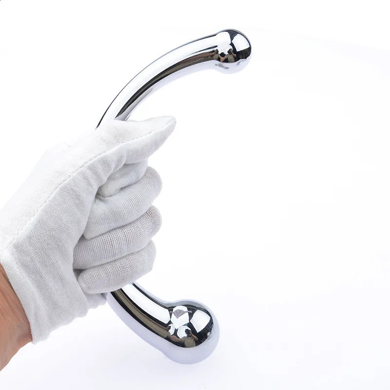 Two Ended Pure Metal Prostate Massager Anal Dildo Butt Plug for Couple Gay Double Take out G-Spot P-Spot Stimulator Sex Toys 250108
