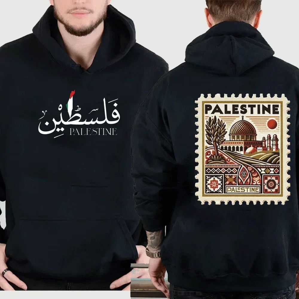Unisex Autumn Winter Vintage Casual Pullover Sweatshirts Palestine Hoodie Fashion Harajuku Aesthetic Retro Graphic Hoodies TopsXJ2500118