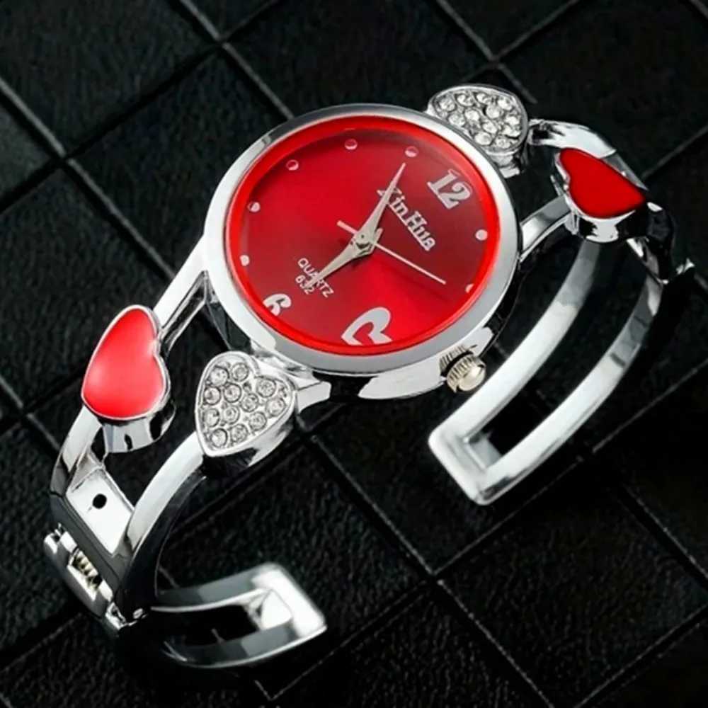 Xinhua Fashion Wen Stainless Steel Bracelet Watch Bangle r Shape Wristwatches Fem Best Gift Clock Watches X250203