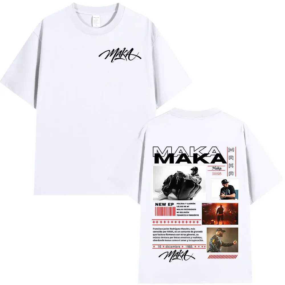 Rapper For Tour Merch T Shirts Men Women Clothing Fashion Vintage T-shirt Cotton Casual High Quality Cotton T Shirt Streetwear X250203