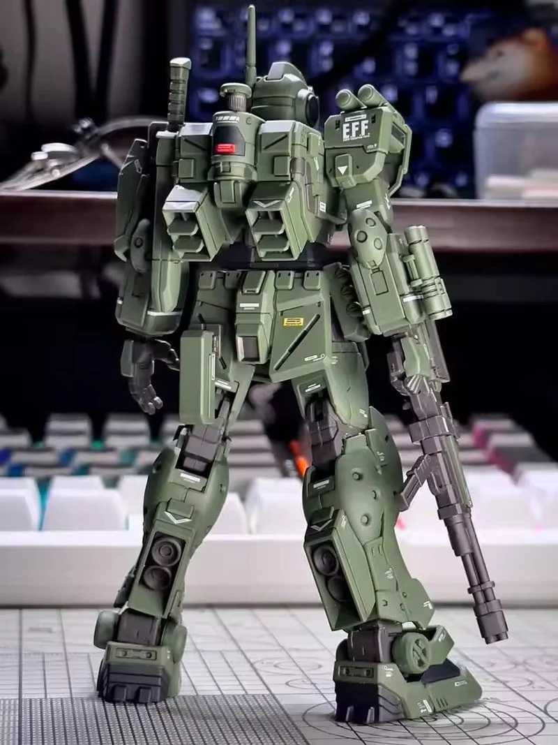 JMS HG 1/144 Midnight Color RGM-79 Spartan Jim Water Patch Assembly Model Joint Mobile Mech Warrior Robot Plastic Toy Gift W250120
