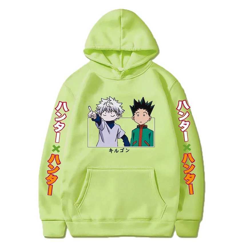 Hunter X Hunter Japan Anime Men Women Hoodies Harajuku Gon Killua Print Plus Size Sweatshirt Unisex Autumn Winter StreetwearXJ2500118