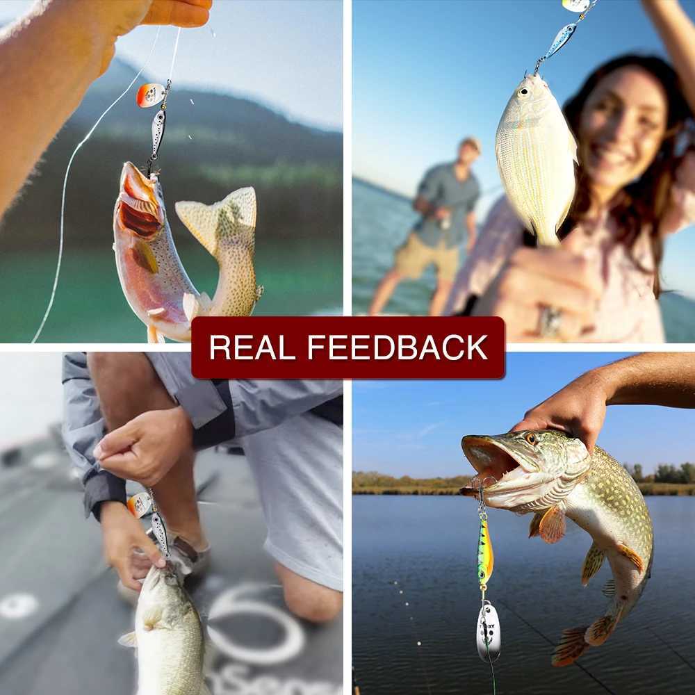 1PCS Rotating Metal Spinner Fishing Lure Hard Bait 11-20g Artificial Bait Wobblers Fishing Carp Bass Pike Fishing TackleXJ250122