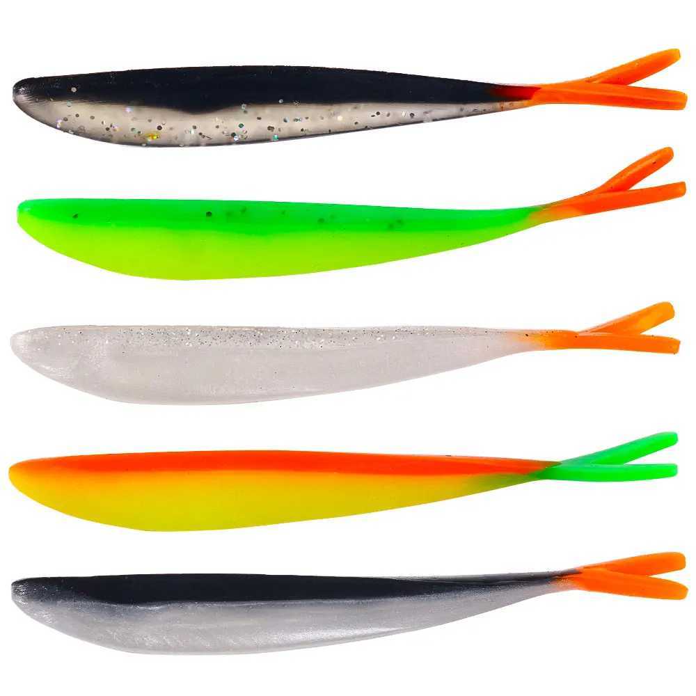 Soft Swimbait 10.5cm 3g Floating fork-Tail Fishing Lure TPR Paddle Tail Soft Lure Material Fishing BaitsXJ250122