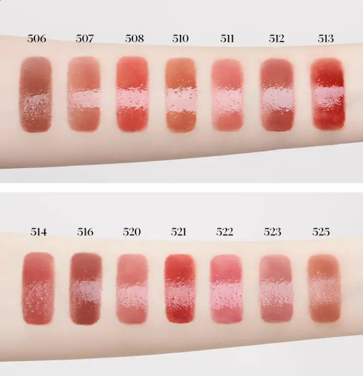 Joocyee Glazed Rouge Upgrade Crystal Frozen Film Version Glass Lipstick Lip Makeup Smoky Longlasting Lipstick 250108