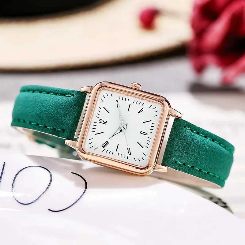 Fashion Simple Quartz watch for Wen Womens Watch Wens Wristwatches Ladies Red Leather Bussiness Students Casual Watch Watches X250203