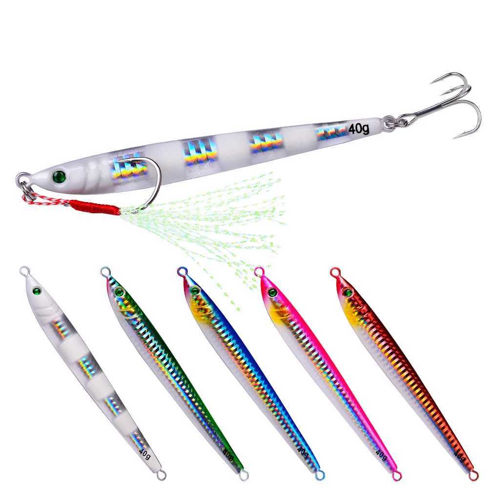 Metal Jig Bait Weight 7g-60g Trolling hard bait bass fishing tackle trout diving bait Sea Fishing Lures PescaXJ250122