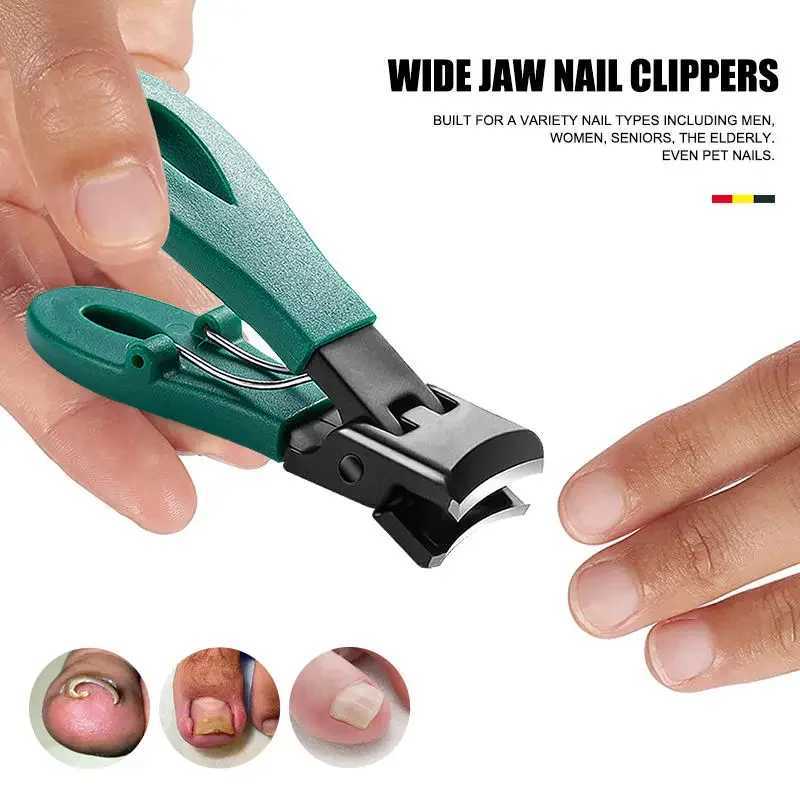 Newest Anti-Splash Nail Clippers Single Nail Clipper Thick Hard Special Nail Trimmer Large Size Household Thick NailsXJ250116