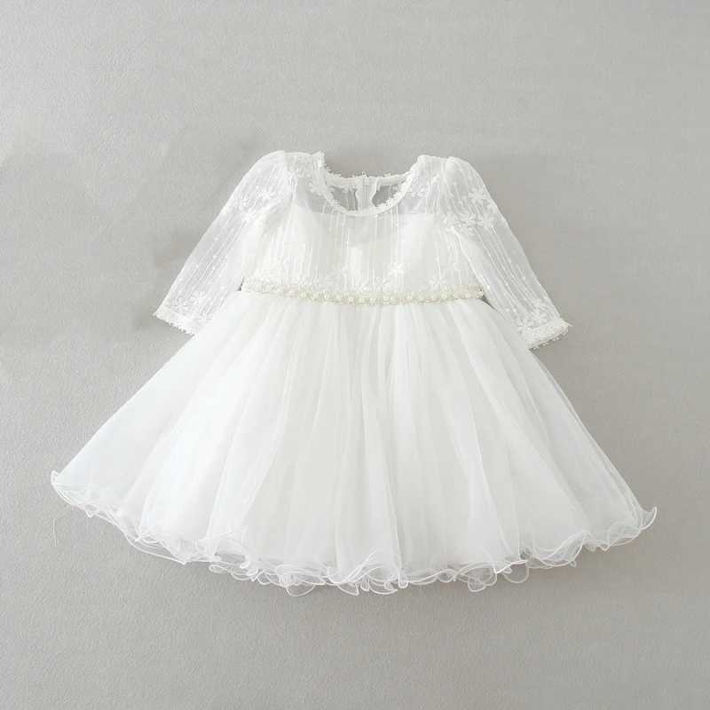 Baby Girl Baptism Dress Infant Christening Frocks for Children 1 First Birthday Party Princess Gowns Wedding Dresses W10 X250203