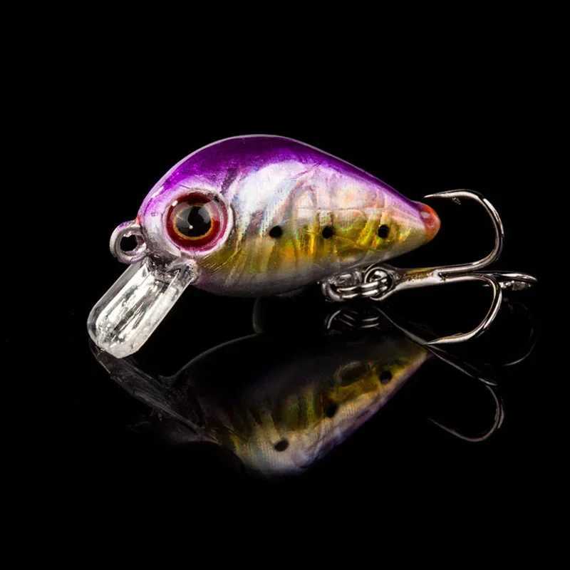 1 Pc 3cm 1.8g Crazy Crank Bait Floating Artificial Wobblers Sinking Pesca Crankbait Trout Bass Japan Carp Fishing TackleXJ250122