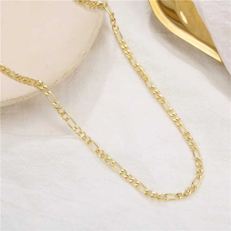 55/60/65/70cm Hip Hop Link Chain Necklace For Women Men Figaro NK Chain Jewelry Curb Link Necklace Boyfriend GiftsXJ250121