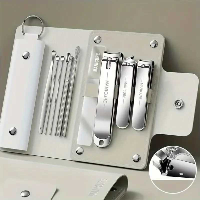 10Pcs Nail Clippers Kit Ultra Sharp Sturdy Fingernail Cutters Nail Clippers Pedicure Care Tools Toenail Clipper CuttersXJ250116