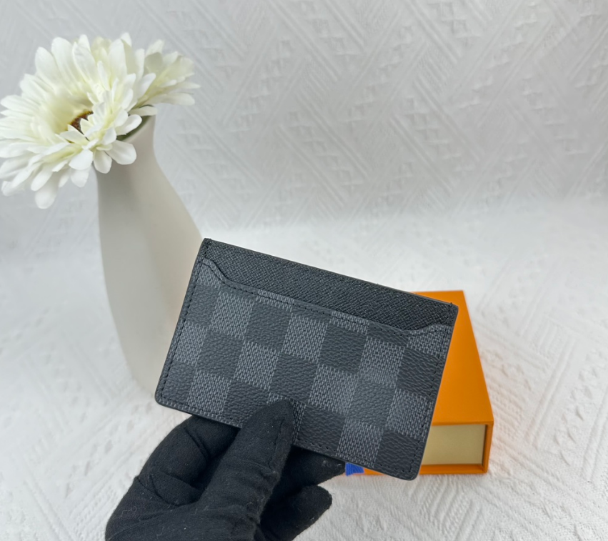 Fashion Leather Card Holder Designer Wallets Luxury Coin Purses Top Quality Cardholder Key Pouch Women Mens Wallet Passport Credit Card Holders desinger Card Bag