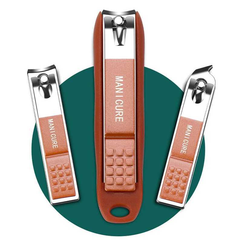 5Pcs/Set Portable Universal Nail Clippers Glass File Earpick Household Professional Stainless Steel Utility Pedicure Nail ToolsXJ250116