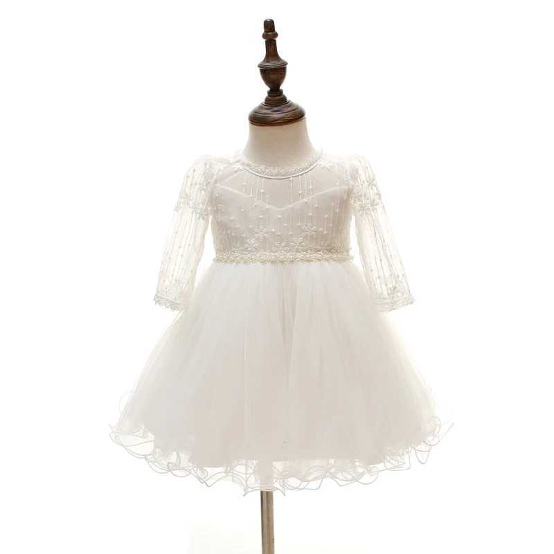 Baby Girl Baptism Dress Infant Christening Frocks for Children 1 First Birthday Party Princess Gowns Wedding Dresses W10 X250203