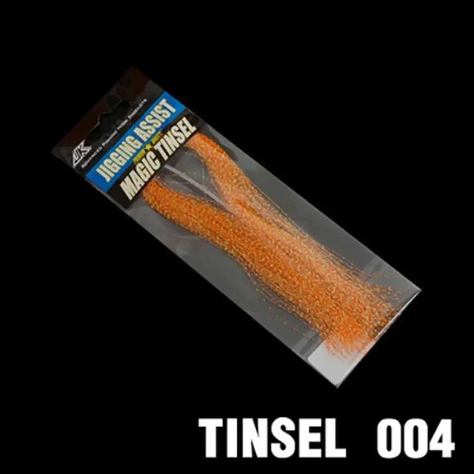 Glow Material UV Holographic Tinsel Twisted Fly Tying Jigs Hook Assist Lure Making Material Fishing Tackle AccessoriesXJ250122