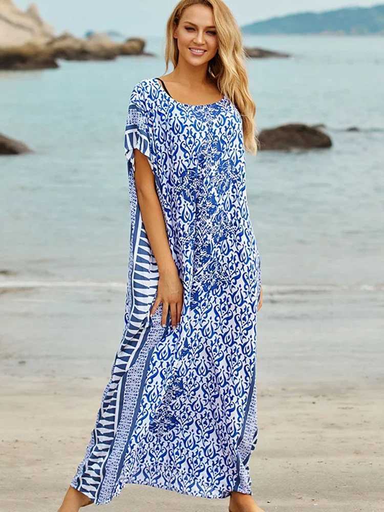 Beach Cover Up 2024 Pareo Sarong Bikini Cover Up Robe De Plage Dresses Beach Swimsuit Cover Up Bathing Suit Women Maxi Dr W250120